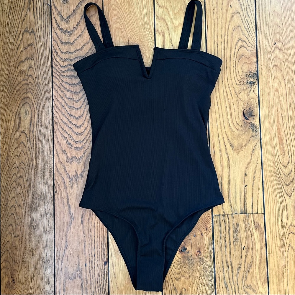 NWOT black one piece swimsuit - Picture 6 of 6
